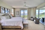 Oceanfront master with king bed and flatscreen tv